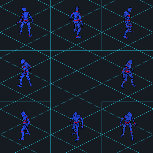 8 Directional Character - Mixamo Dummy by AUTeddy