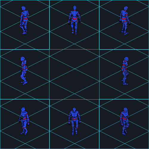 8 Directional Character - Mixamo Dummy by AUTeddy